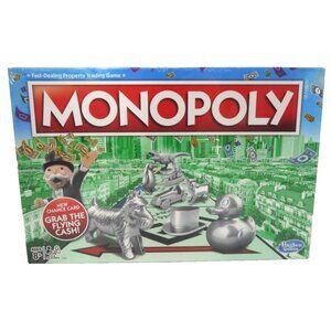 MONOPOLY with new Chance Card family board game HASBRO 2017, NEW